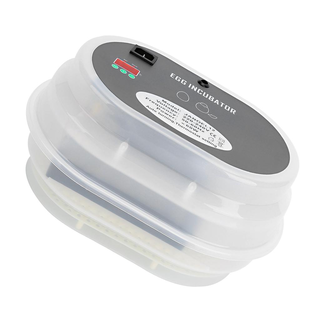 Automatic Digital Poultry Hatch 12 Eggs Egg Incubator for Hatching Chicken DuckUK Plug