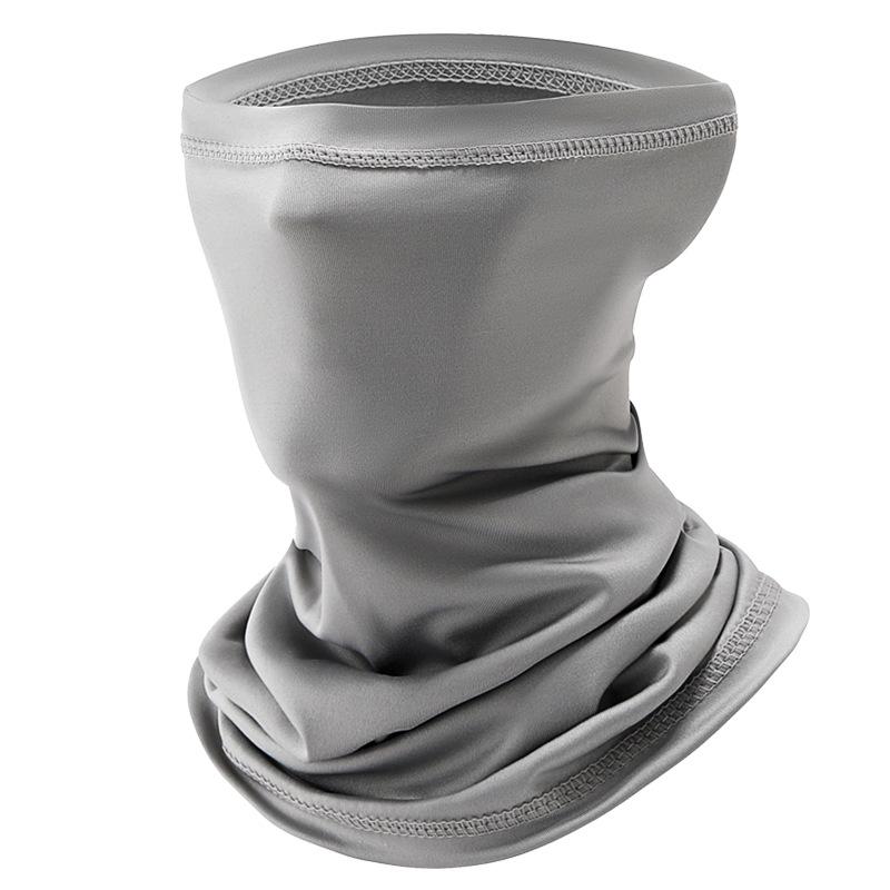 Cycling Ice Silk Sunscreen Mask: Breathable, Quick-Dry, Multi-Functional Neck Scarf for Outdoor Activities