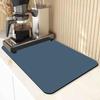 Dish Drying Mat Kitchen Countertop Mat Household Tableware Drain Mat Cup Bowl Plate Drying Placemat Non-Slip Mat Home Supplies