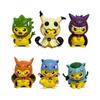 Modelo Pokemon Brinquedos Pocket Monster Capa Pikachu Cosplay Charizard Blastoise Venusaur Gengar Mimikyu Tyranitar Figura de PVC
