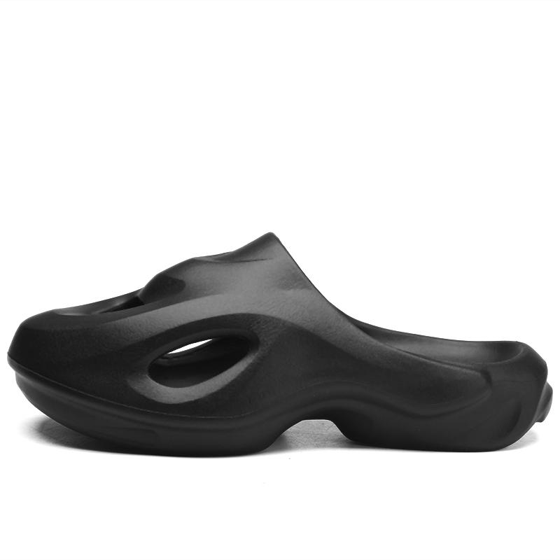 

Модные горячие сандалии мужские домашние тапочки мужские тапочки толстая подошва мягкие удобные мужские сандалии из ЭВА легкая мужская обувь новая молодая 42 чёрный