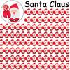 1000/25PCS Christmas Lollipop Paper Cards Cartoon Santa Claus Penguin Snowman Candy Package Wrapping Card New Year Party Decor