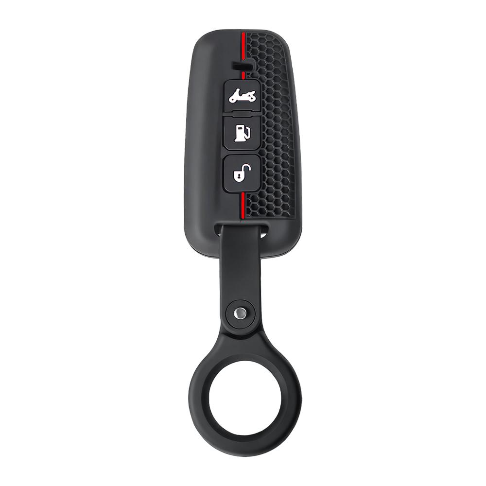 

3 Button Motorcycle Key Case For Piaggio Beverly 400 Beverly400 Silicone Remote Cover Shell Keychain Fob Accessories