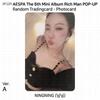 aespa O 6º Mini Álbum Rich Man POP-UP MD Cartão Colecionável Aleatório KPOP K-POP
