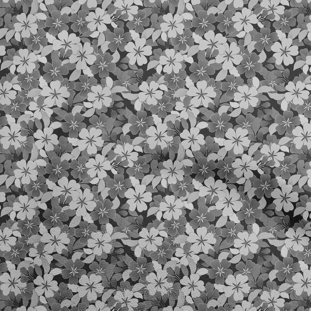 oneOone Cotton Flex Brown Fabric Floral Retro Sewing Craft Projects Fabric Prints By Yard 40 Inch