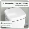 Trash Can 30L, Soft-Close Lid, Fingerprint-Proof, Foot Pedal, Metal/Plastic, 28x35x63.5 Cm, White
