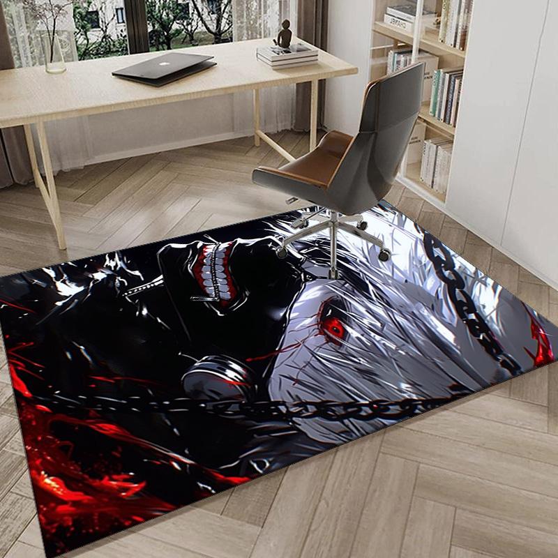 Tokyo Anime Artwork Carpet, Chair Rug,Rug for Office Bedroom Living Rooms, Doormat Decor Fan Gift Christmas Gift