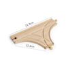 New Wooden Train Track Adapter Rail Building Block Connector Compatible All Brand Wood Railway Wooden Train Track Accessories