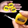 Mini Retractable Tape Measure Keychain Portable Sewing Ruler Measuring Tool 1M 2M Clear Scale Inch Centimeter Travel Household