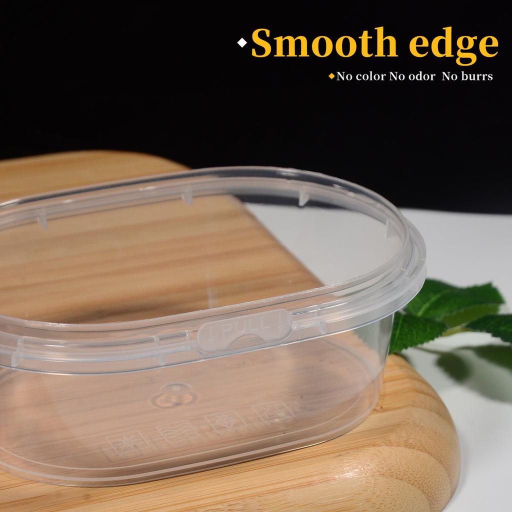 280ml Food Grade Plastic Box for Baby Food Storage Refrigerated Small Fridge Organization Sealed Container
