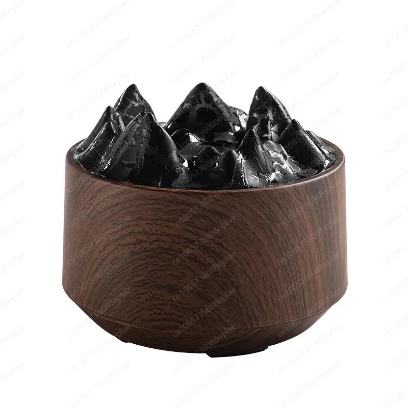 New Creative Volcano Lava Aromatherapy Machine, Household Colorful Flame Aromatherapy Machine USB Humidifier Essential Oil