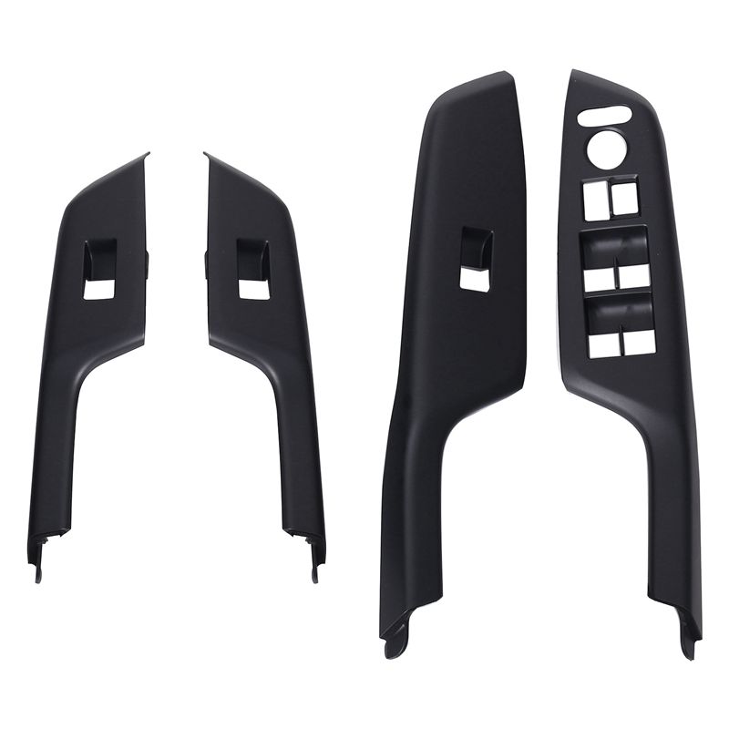 Portable 4Pcs Car Glass Lifter Black Switch Panel Window Switch Frame For Honda Civic 2012-2015