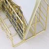 Good-Metal Mesh Desk Organizer Desktop Letter Sorter Mail Tray File Organiser Office Home Bookends Book Holder