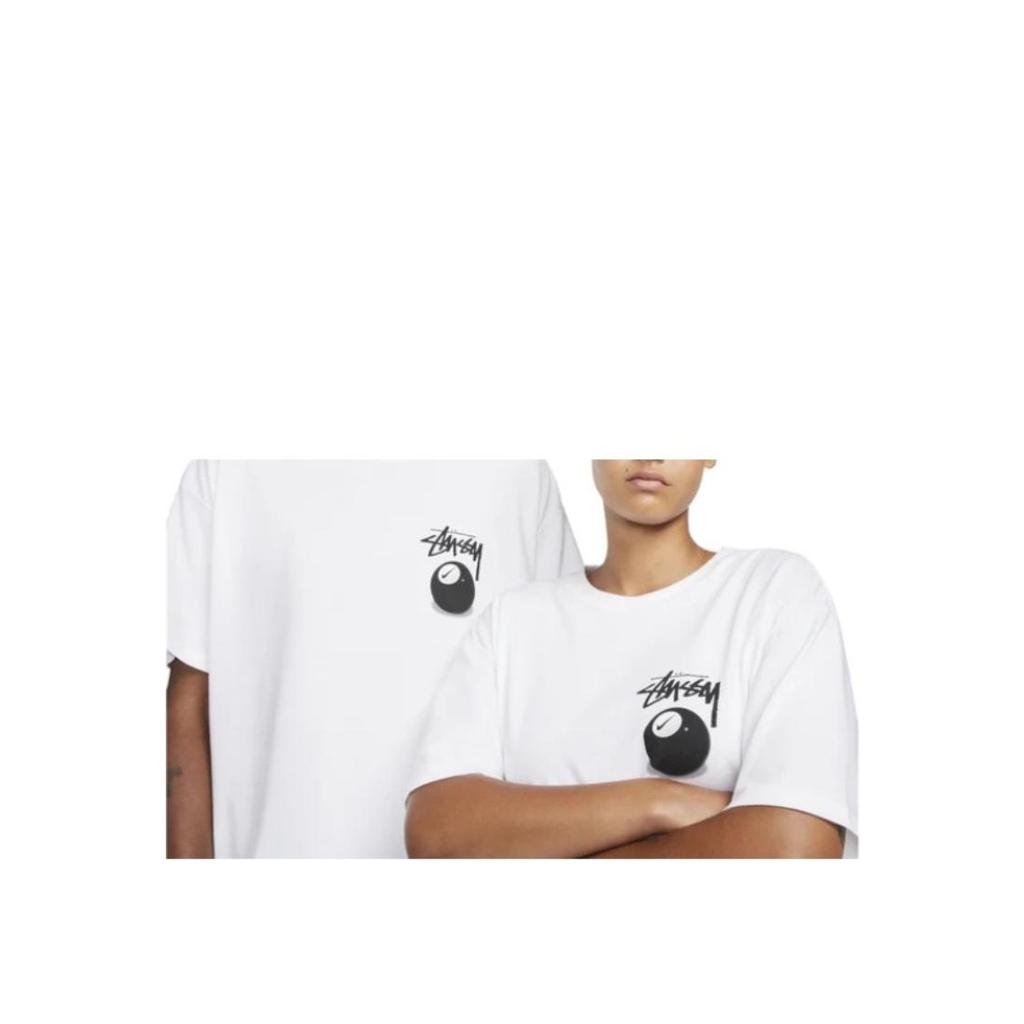 Nike Camiseta X Stussy 8 Ball Branca Tops Unissex DO9322-100