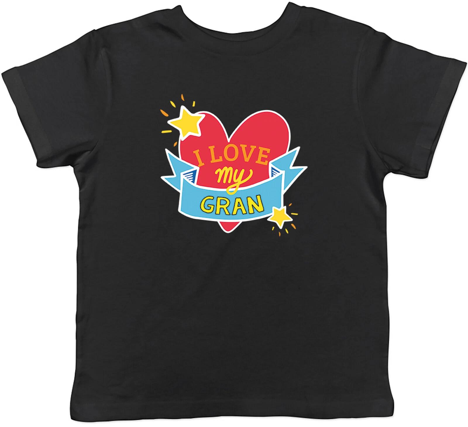 

I Love My Gran Kids T-Shirt Grandparents Day Childrens Boys Girls Gift 160