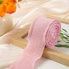 1Pc Lace Pleated Ribbon DIY Cake Bouquet Flowers Fishtail Yarn Packaging Linen Wavy Lace Ribbon