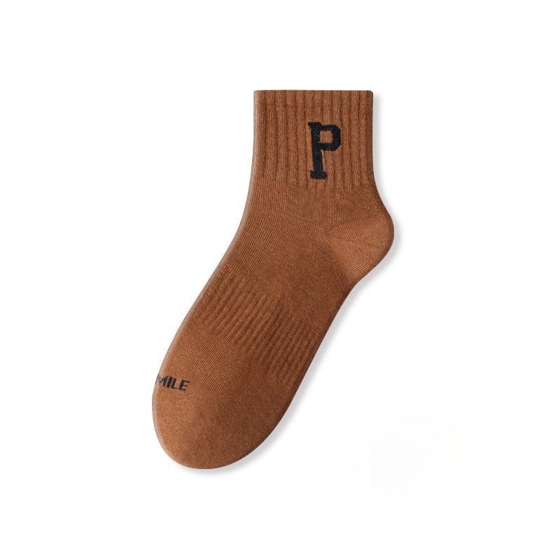 

Женские летние носки до середины икры из чистого хлопка, бесшовные, влагоотводящие и дезодорирующие 1 pair верблюд