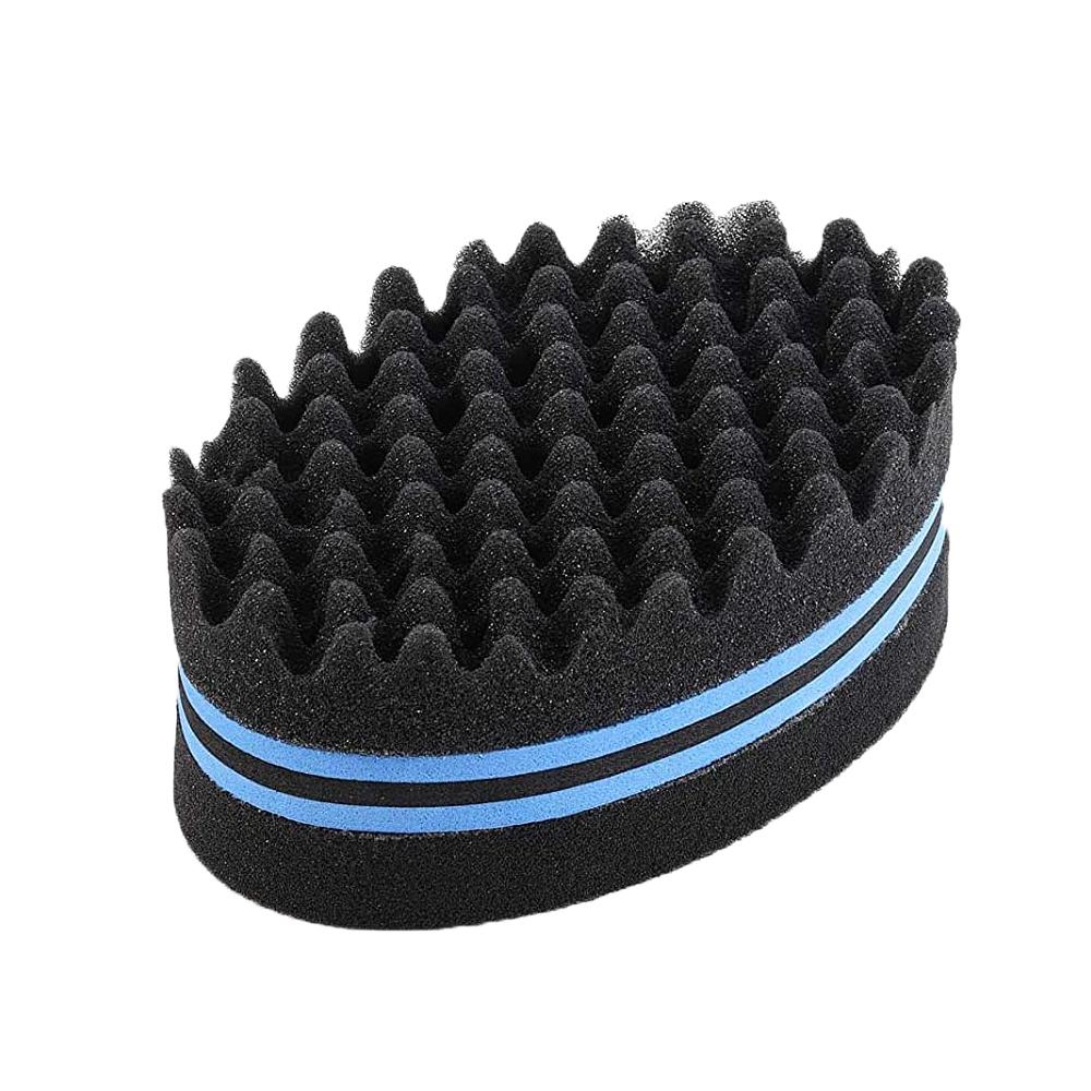 

Губка для волос Magic Twist, парикмахерская щетка для волос, губка, инструмент для укладки афро-кудрявых волос, кудрей, дредов, щетки для волос, губка для волос синий