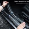 2026 Hot For Volkswagen VW 4Pcs Carbon Fiber Pattern Car Doorsill Stickers Anti-scratch Protector For VW GTI Golf 7 Polo R-Line
