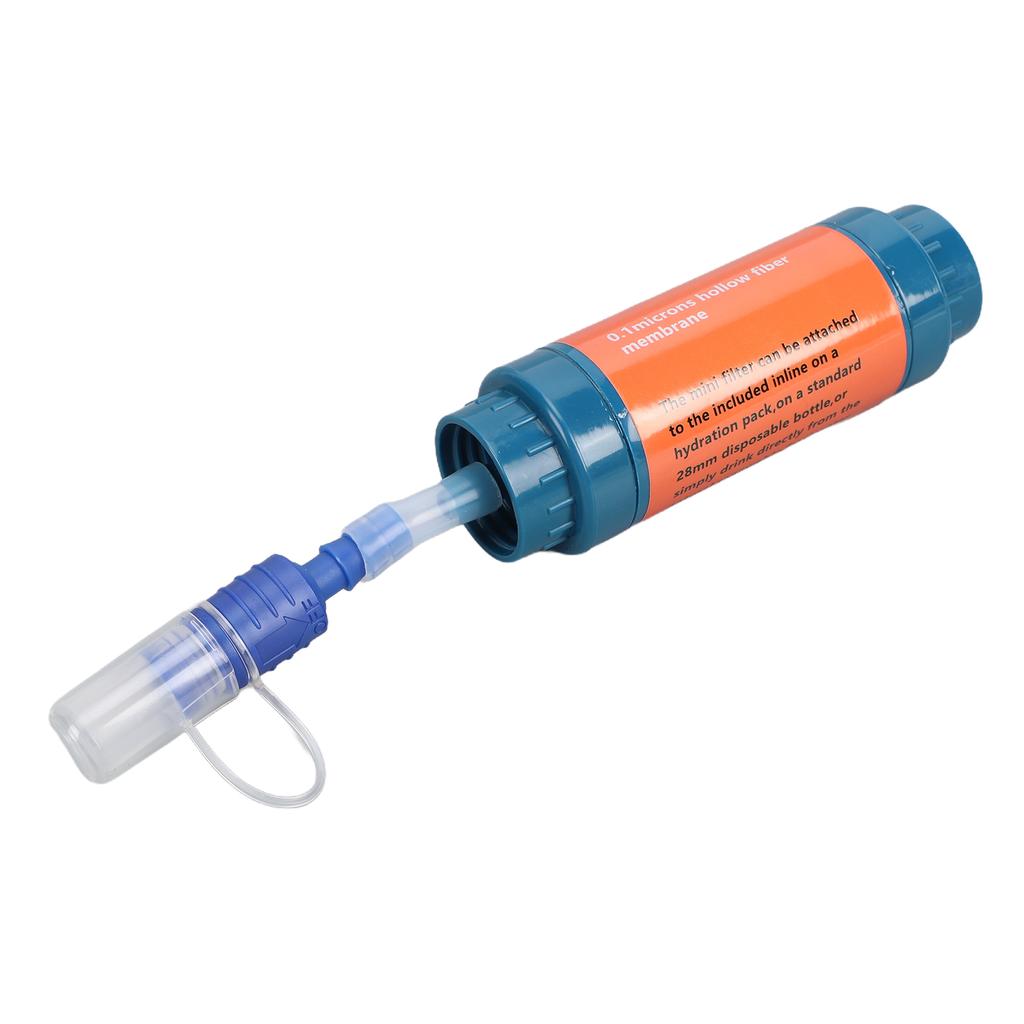 Portable Water Filter Plastic Leak Proof Emergency Water Straw for Travel Camping Hiking