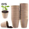 50 Pcs Seeds Starter Pots Biodegradable Plant Nursery Pots Garden Organic Planter for Transplanting Seedlings Seeds Germination