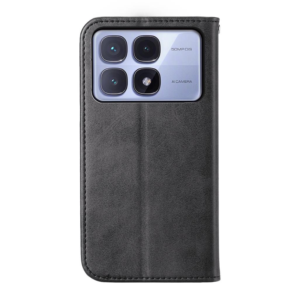 For Xiaomi Redmi K70 Ultra Case Calf Texture PU Leather Phone Cover with Wallet