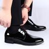 Mode Herren Hochzeitsschuhe Schnür-Oxfords Schwarz Leder Formelle Schuhe Herren Büroarbeit Business Kleiderschuh Mann zapatos de hombre