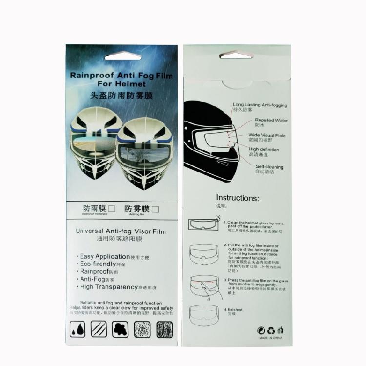 Universal Motorcycle Helmet Shield Anti-Fog Film Clear Visor Lens Anti-scratch