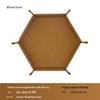 Hexagonal Velvet Foldable Dice Storage Tray