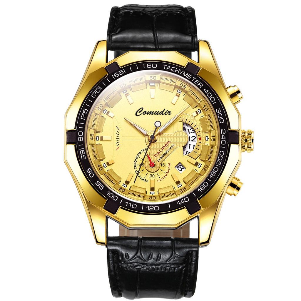 Movement Watch Men's Calendar Non-Mechanical Watch Large Dial
