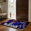 Anime BBlue Lock Fußball Bodenmatte Weiche Flanell-Absorbierende Matte Rutschfester Teppich Zuhause Schlafzimmer Badezimmer