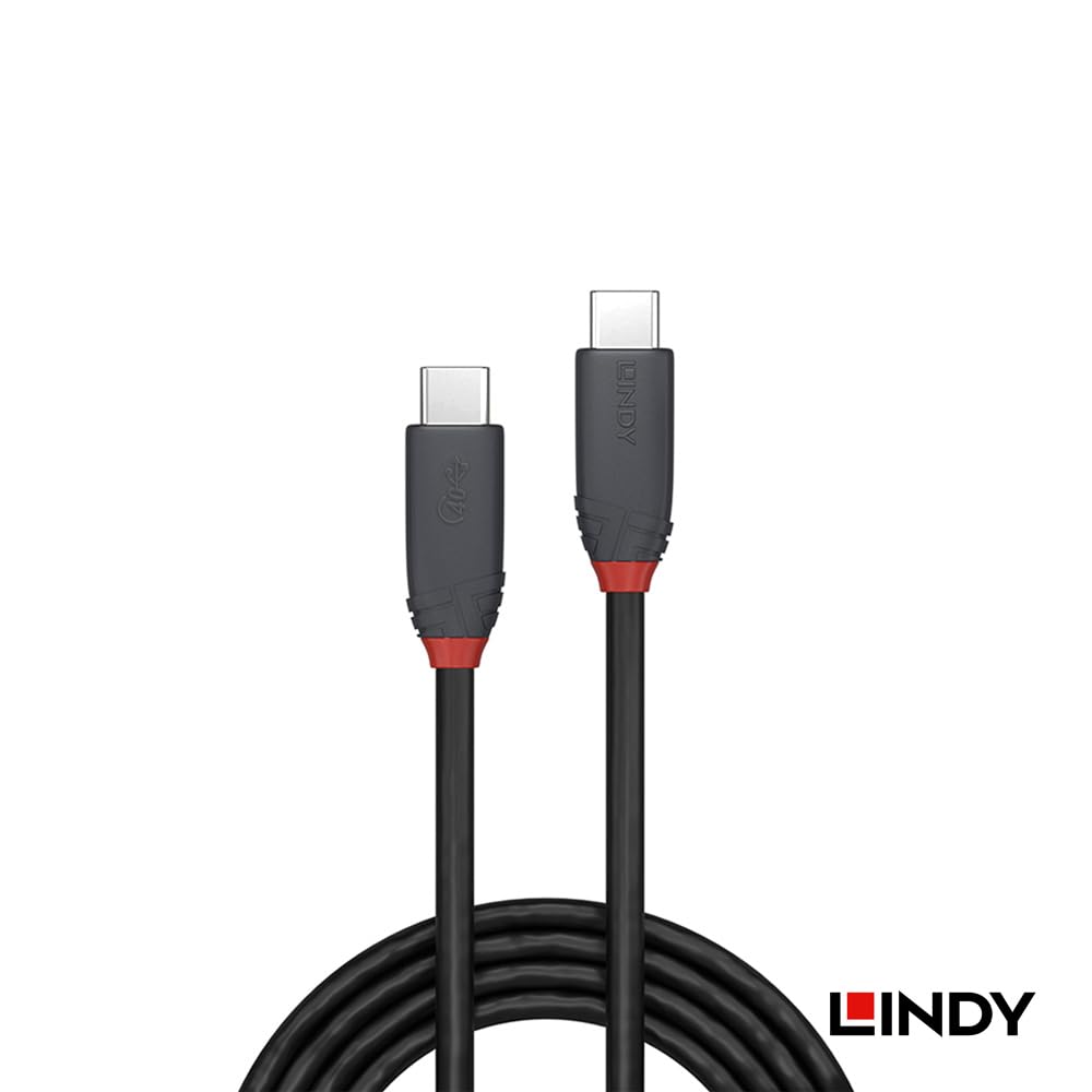 LINDY ANTHRA LINE 1m USB 4 Gen3x2 Type-C Cable with PD Current Chip (Model Number: 92000_A)