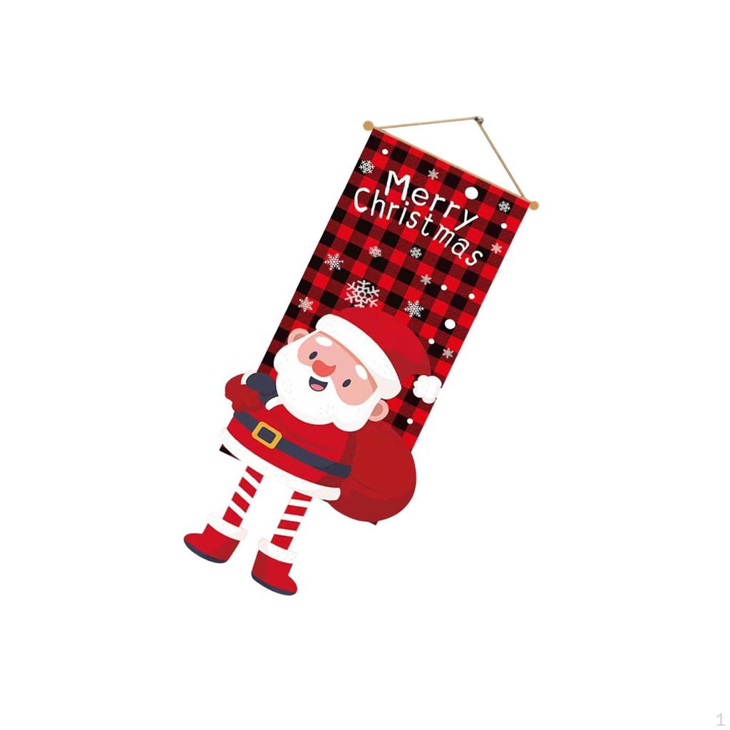 Merry Christmas Garden Flag Cartoon Ornament for Outdoor Indoor Store Santa Claus
