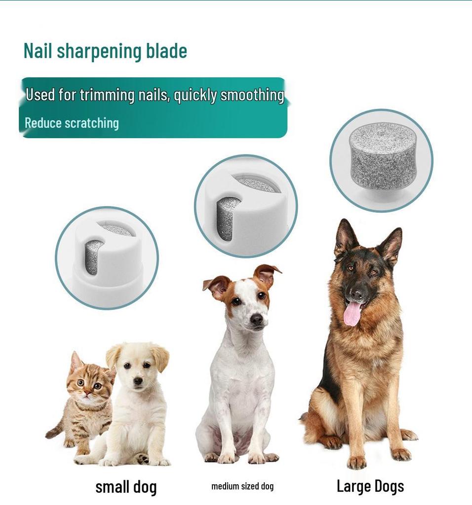 4-in-1 Pet Grooming Kit: Electric Clippers, Foot Hair Trimmer, Cat Nail Grinder
