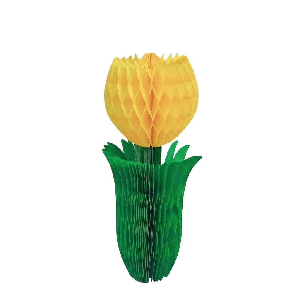 Paper Flower Centerpieces Spring Party Decorations Honeycomb Day Decoration, Floral Centerpieces For Easter Party Birthday Tea Party