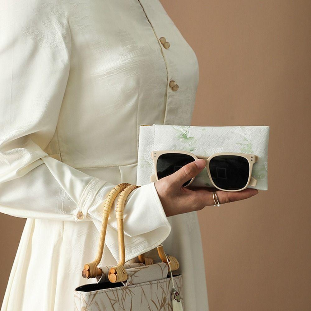Chinese Style Glasses Storage Bag Sunglasses Pouch Sunglasses Eyeglass Bag  Travel