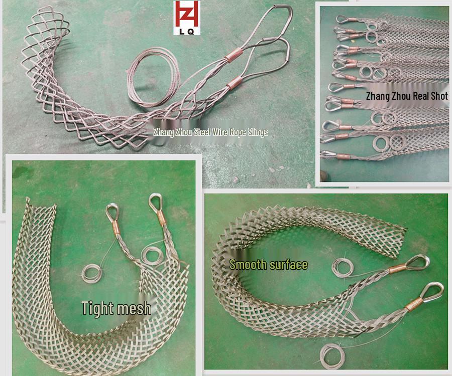 Heavy-Duty STG45-55 Double-Sided Cable Net Sleeve for Submarine Cables