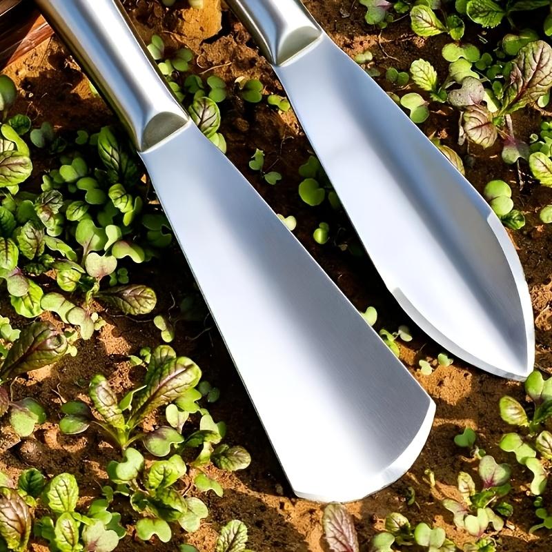A Heavy-Duty Stainless Steel Gardening Trowel Available in Flat And Pointed Versions, Ideal for Planting, Weeding, And Loosening Soil