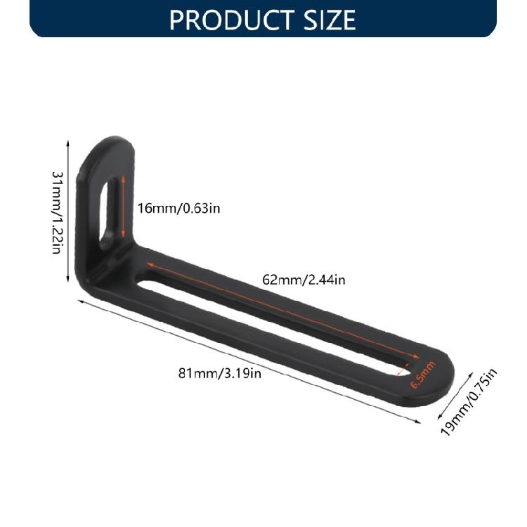 Professional Grade 90 Degree Double Slot Brackets for Structural Support In Renovations Projects