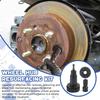 Automotive Wheel Hub Brush and Grinder Kit; Brake Grinding Rust Cleaner