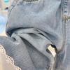 Mamimaka 2026 Summer New Product: Girls' Fashion Cowboy Seven Part Pants