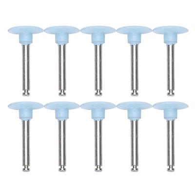 10pcs Dental Polishing Burs Low Speed Dental Grinding Polisher Burs Drill Bits Set Blue