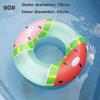 Watermelon Shaped Swimming  Ring With Handle Thickened Portable Underarm Swimmingring