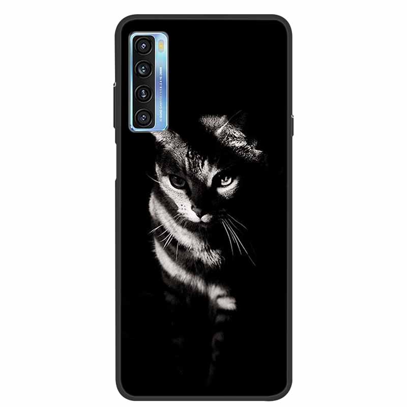 For TCL 20L Case Cute Painted Soft Silicone Back Cover for TCL 20L+ Plus T775H Phone Cases TPU Bumper For TCL 20S 20 L T774H