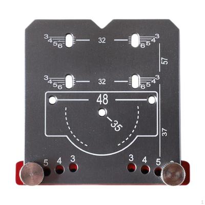 Hinge Hole Opener Puncher Locator Woodworking DIY Tool Jig Drill Guide Door