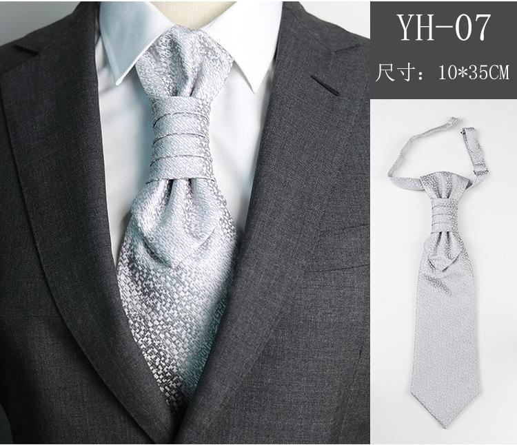 Men'S Tie, Wedding Groom Dinner Meeting Suit Gentleman'S Dress British Burgundy Silk Hong Kong Knot