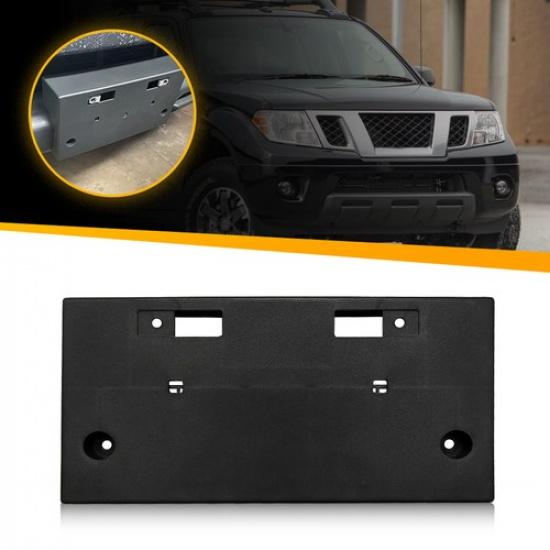 License Plate Steel Front Bracket Bumper For 2005- Nissan NI1068136 Frontier