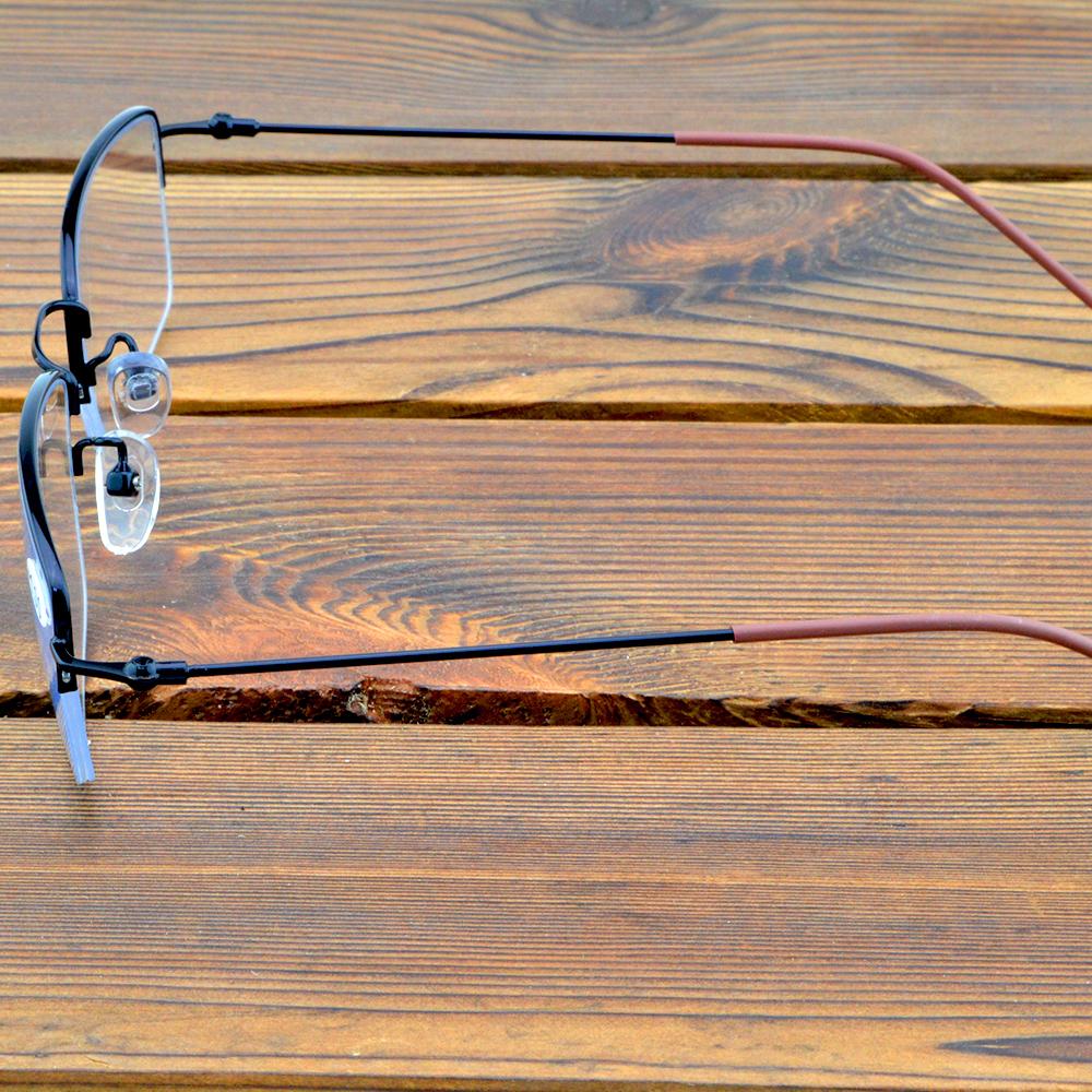 Rimless Gold Color Frame Rectangle Spectacles Coating Lenses See Near N Far Progressive Multi-focus Reading Glasses +0.75 To +4