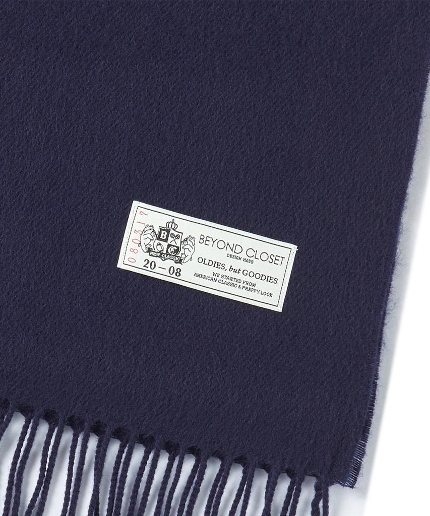 BEYOND CLOSET Ilp Classic Basic Muffler Navy