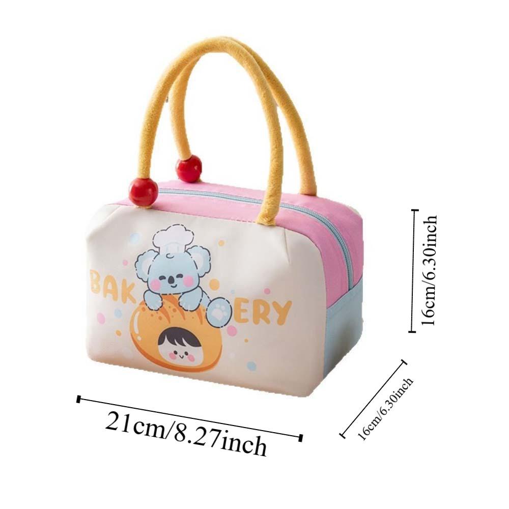 Aluminum Film Thermal Insulation Bag Thickened Picnic Box Pouch Handheld Insulated Bag Travel